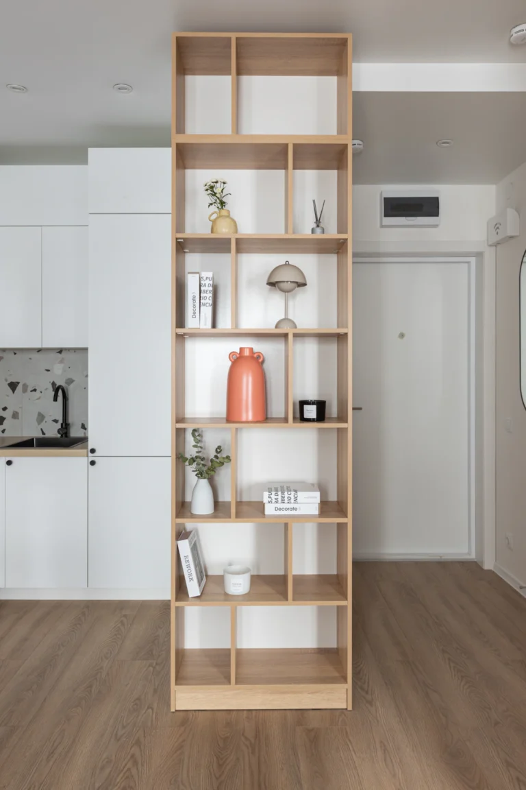 Clean organized small apartment for a daily weekly and monthly cleaning schedule